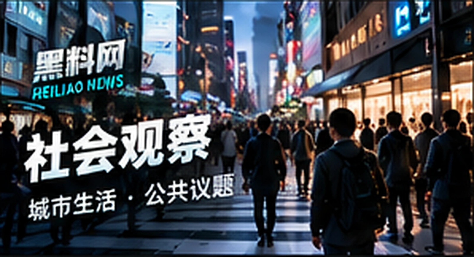 社会观察主题概念配图